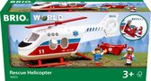 BRIO World - Hélicoptère de sauvetage 36002 | Accessoire pour un train pour enfants à partir de 3 ans