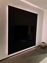 Akoestisch Houten Wandpaneel 90 WallingtonNL - Black - 240 x 88 cm