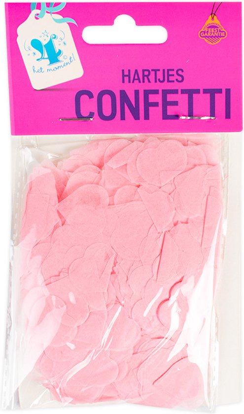 drie Antarctica formeel Verpakking hartjes confetti | roze | papier | 2x ca. 100 stuks | bol.com