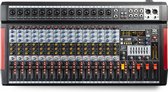 Console de mixage - Power Dynamics PDM-T1604 - Console de mixage 16 canaux Interface audio Bluetooth, DSP, mp3 et USB
