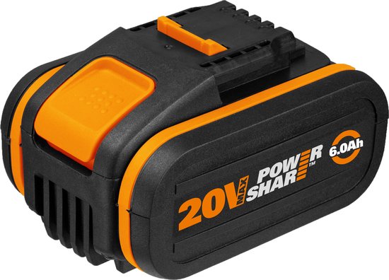 WORX - Set 2 Batteries 20 V / 4Ah - Pour Outils De Jardinage Et De