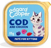 Edgard&Cooper Pâté En Pot Pour Chatons - Nourriture pour chat - Morue Kip 85 g