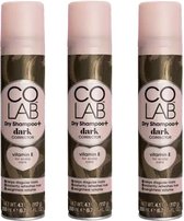 COLAB - Dry Shampoo+ Dark Corrector - 3 Pak - Haar uitgroei spray