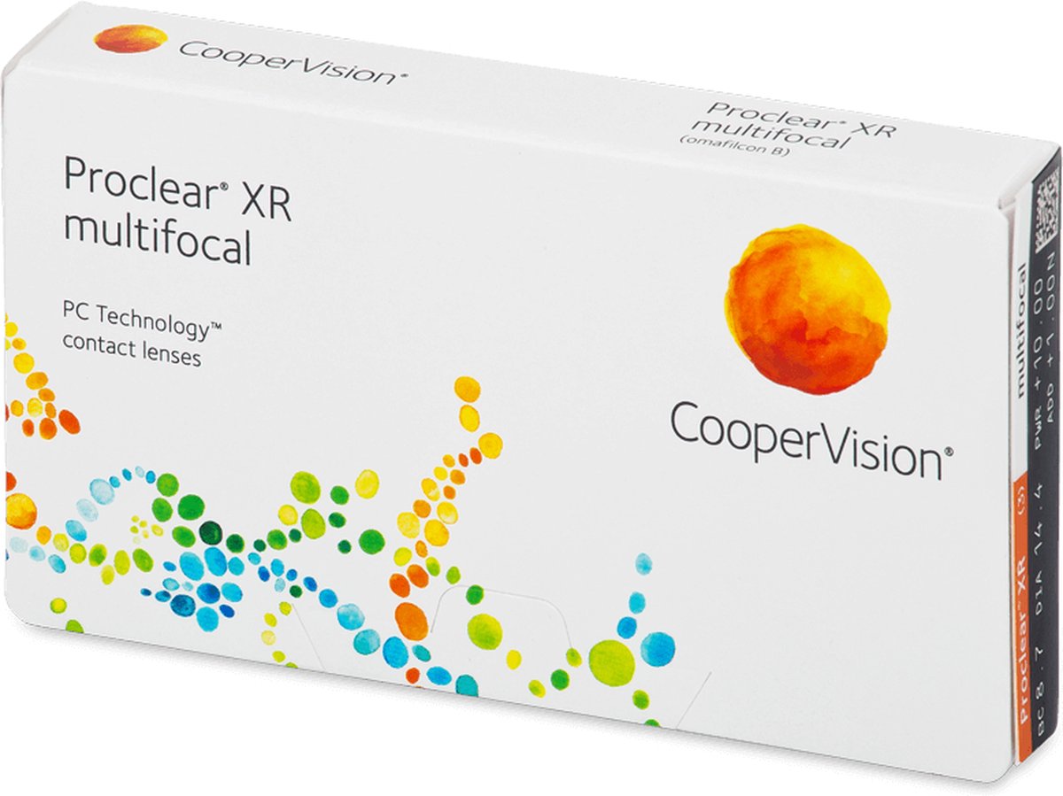 Proclear Multifocal XR (3 lenzen) Sterkte: -11.00, BC: 8.70, DIA: 14.40, ADD sterkte: +1.50 N