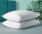 Princess Line Noblesse Pillow-Sleepeing Pillow Convient aux dormeurs sur le dos, sur le côté et sur le ventre - Anti-allergie - Antibacterieel- Anti-acarien -60x70 cm - Set de 2 pièces