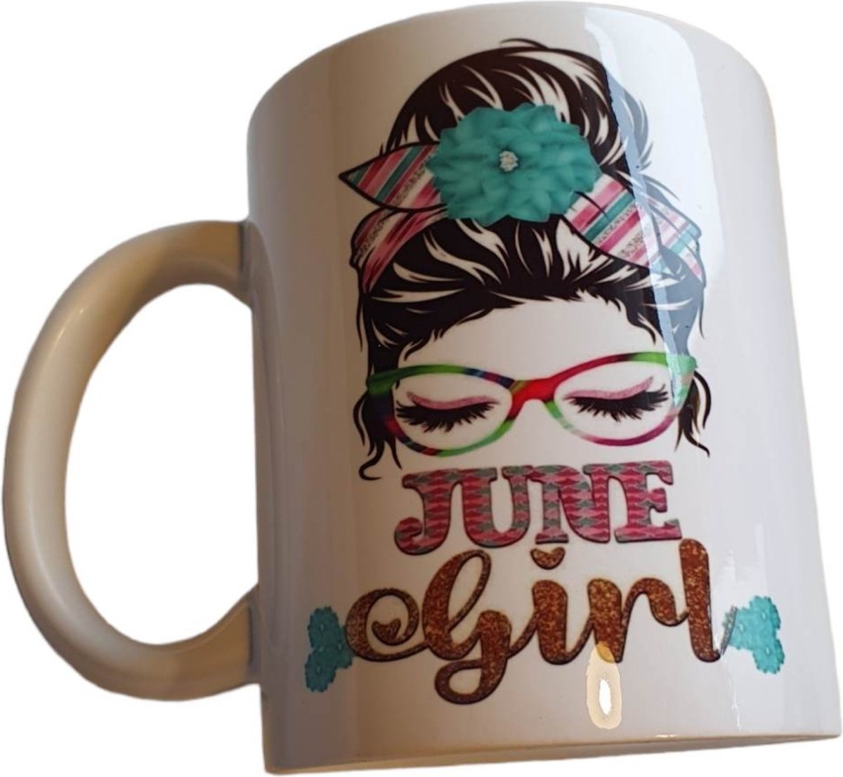 Cadeau anniversaire  Mug personnalisé anniversaire 12 mois fille