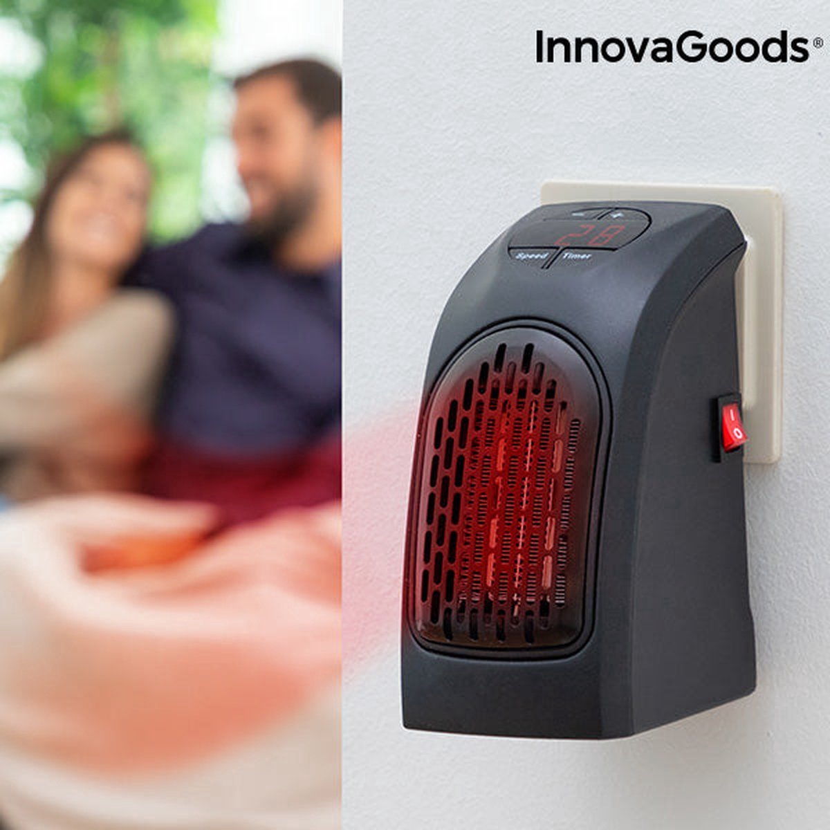 Innovagoods - Verwarming 400W - Wonder Heater - Mini Kachel - Keramische Kachel