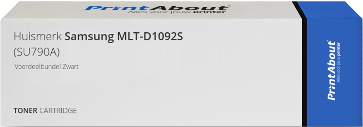 PrintAbout - Alternatief voor de Samsung MLT-D1092S / Zwart 2 Pack