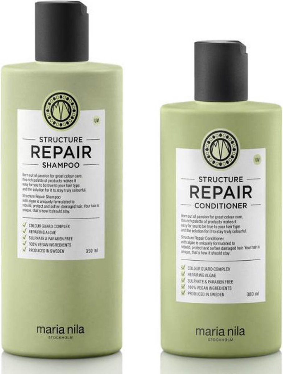Maria Nila Structure Repair Care Set (Shampoo + Conditioner)