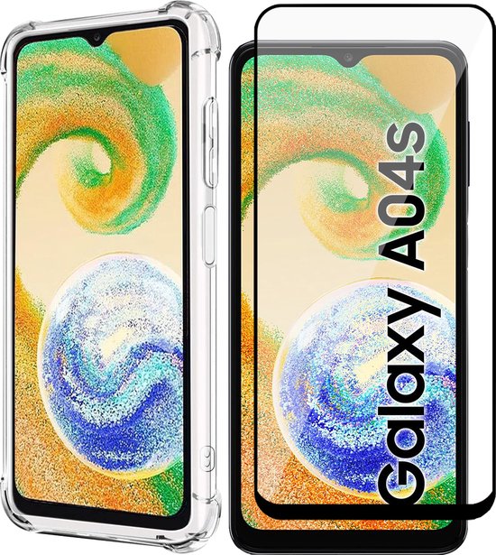 Coque Samsung Galaxy A04s / A13 5G - Protecteur d'écran FullGuard - Coque arrière ShockGuard Transparent & Protecteur d'écran