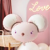 Partydeco - Folieballon Mouse (96 cm)