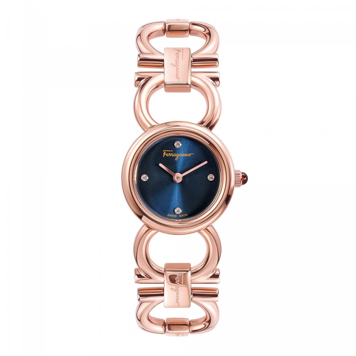 Salvatore Ferragamo SFYD00421 horloge vrouw - Roestvrij Staal - rose goud