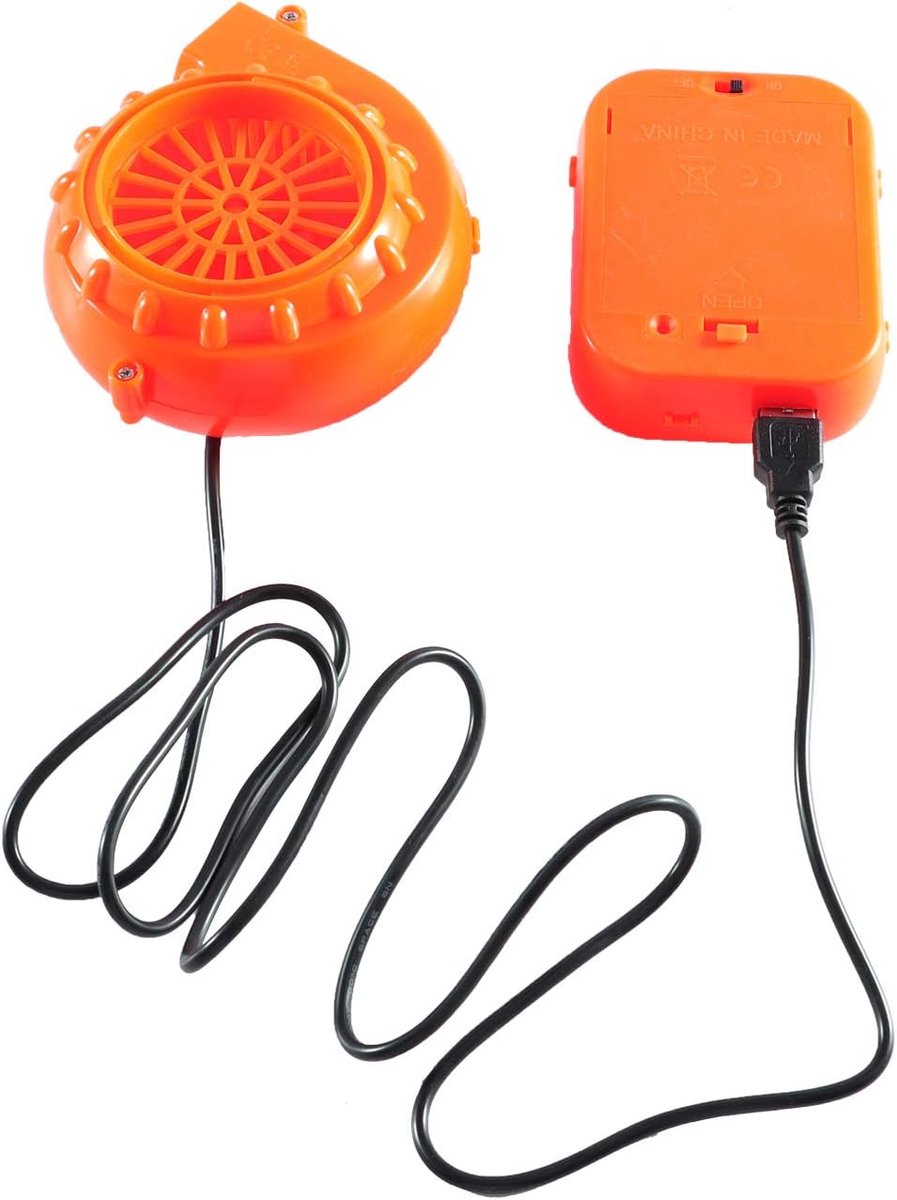 JASHKE Inflatable Costume Accessories USB Inflatable Costume Fan Blower Air Pump and Battery Case for Inflatable - ShopVlot