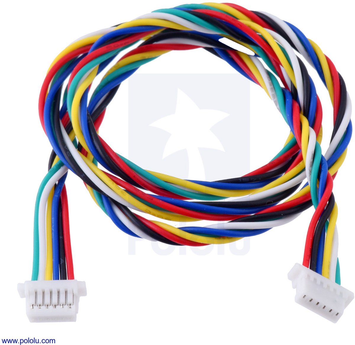 6-Pin Female-Female JST SH-Style Cable 40cm Pololu 4768