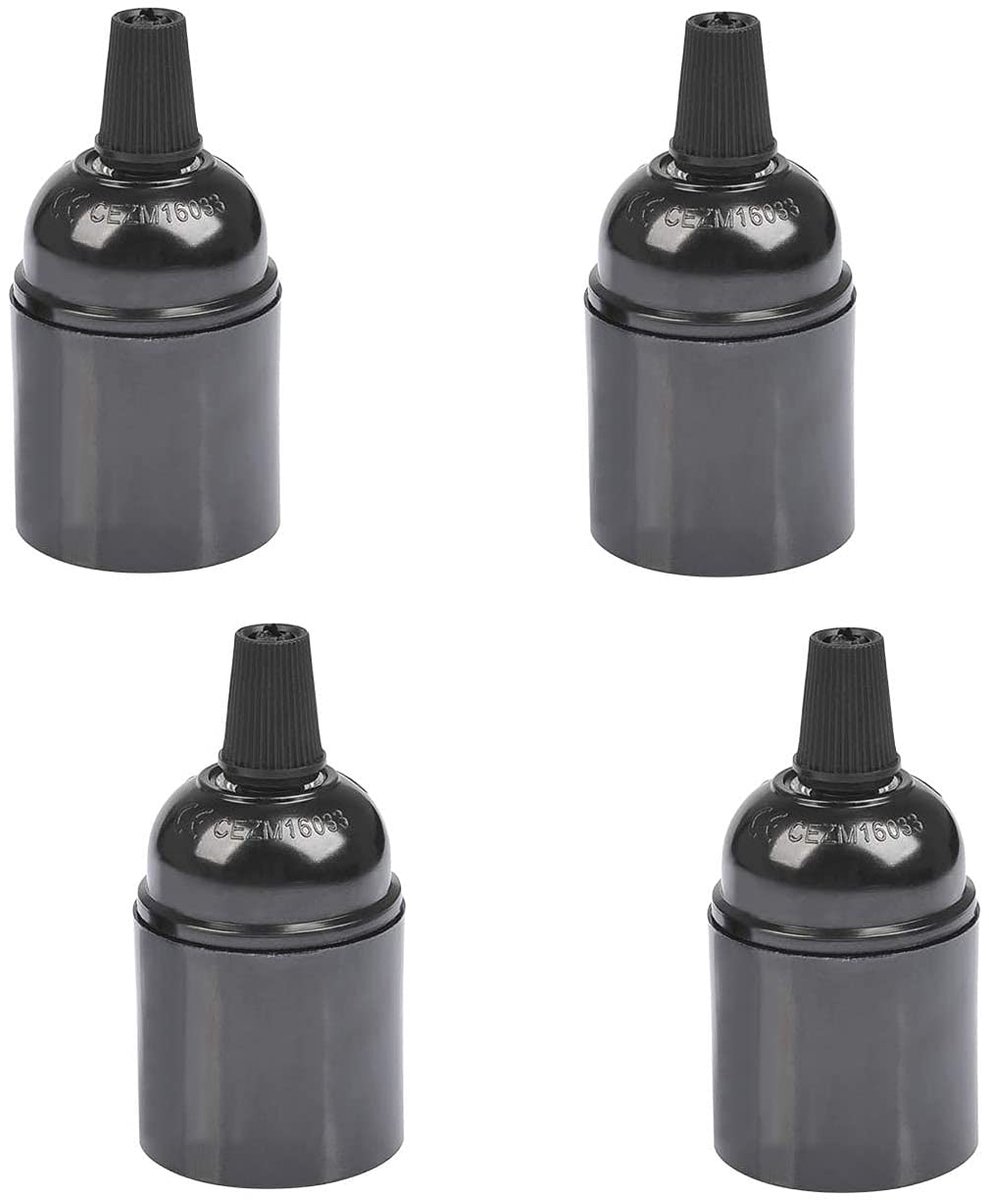 4 Pcs Retro Lamp Holders E27 Light Bulb Adapter E27 Lamp Base Lamp Bases for DIY Chandelier Decoration - ShopVlot
