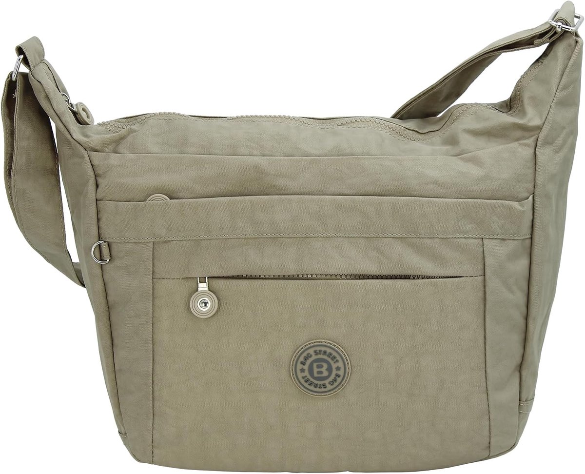 BAG STREET Women's Large Shoulder Bag Crossbody Bag Lightweight Nylon Leisure Bag Sporty Casual Hobo - ShopVlot