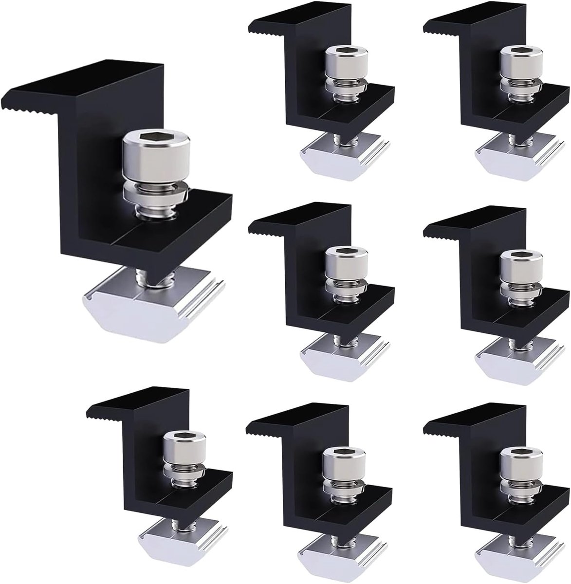 8pcs Solar Panel Holders, 30mm Solar Panel Holders, Adjustable Mount, Solar Panel Holder, Suitable for Motorhomes - ShopVlot