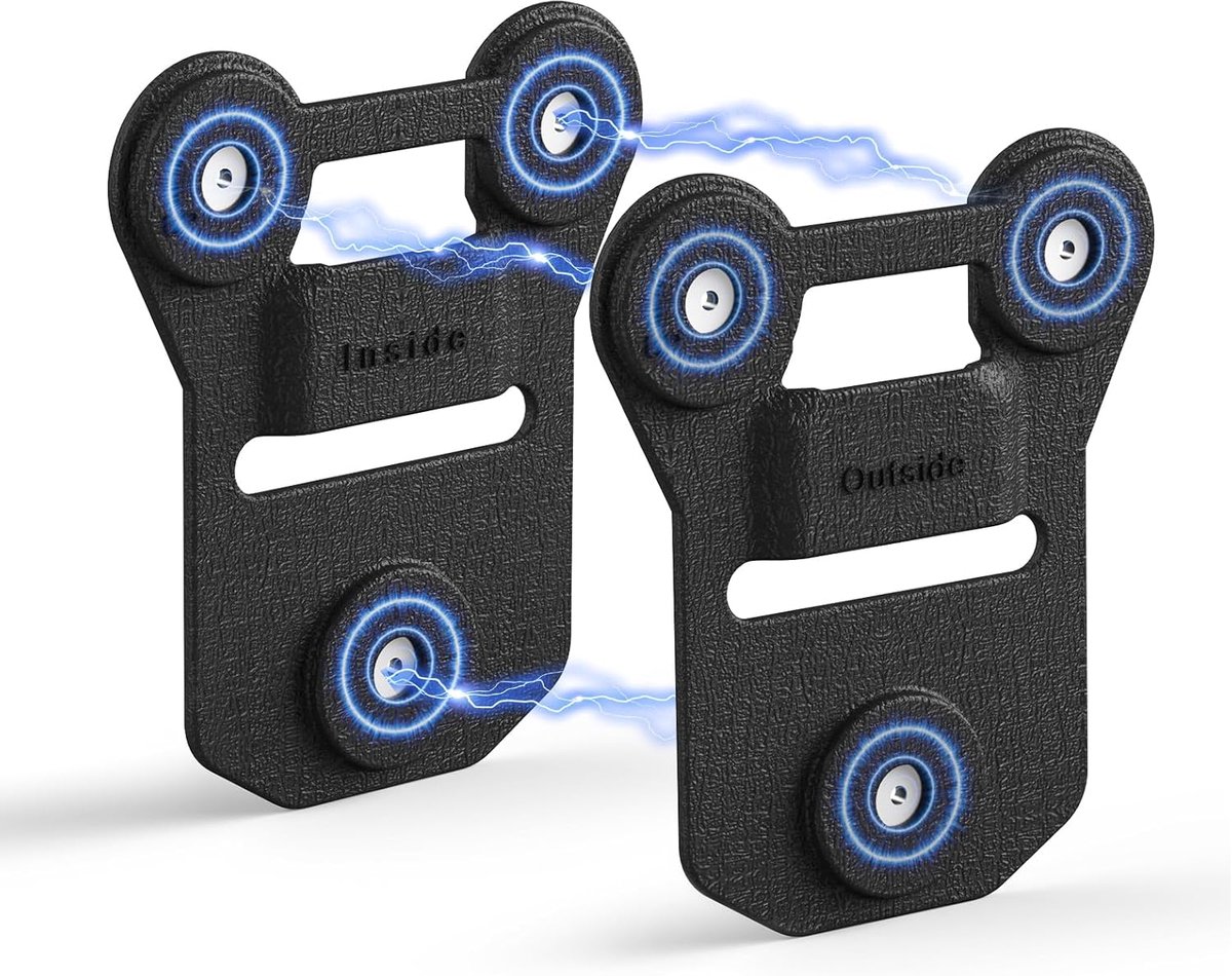 BOBLOV Body Camera Magnet Mount, Universal Magnetic Suction Back Clip Contains Magnets Making Black Silica, Stick to - ShopVlot