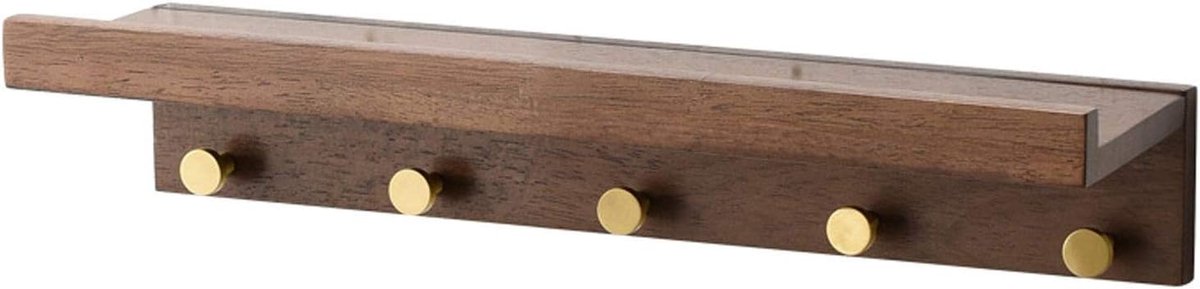 Drijvende Muurplank, Opslag Display Plank Met Haak, Geschikt Voor Badkamer, Keuken En Keukengerei, Uitgerust Met Aan - ShopVlot