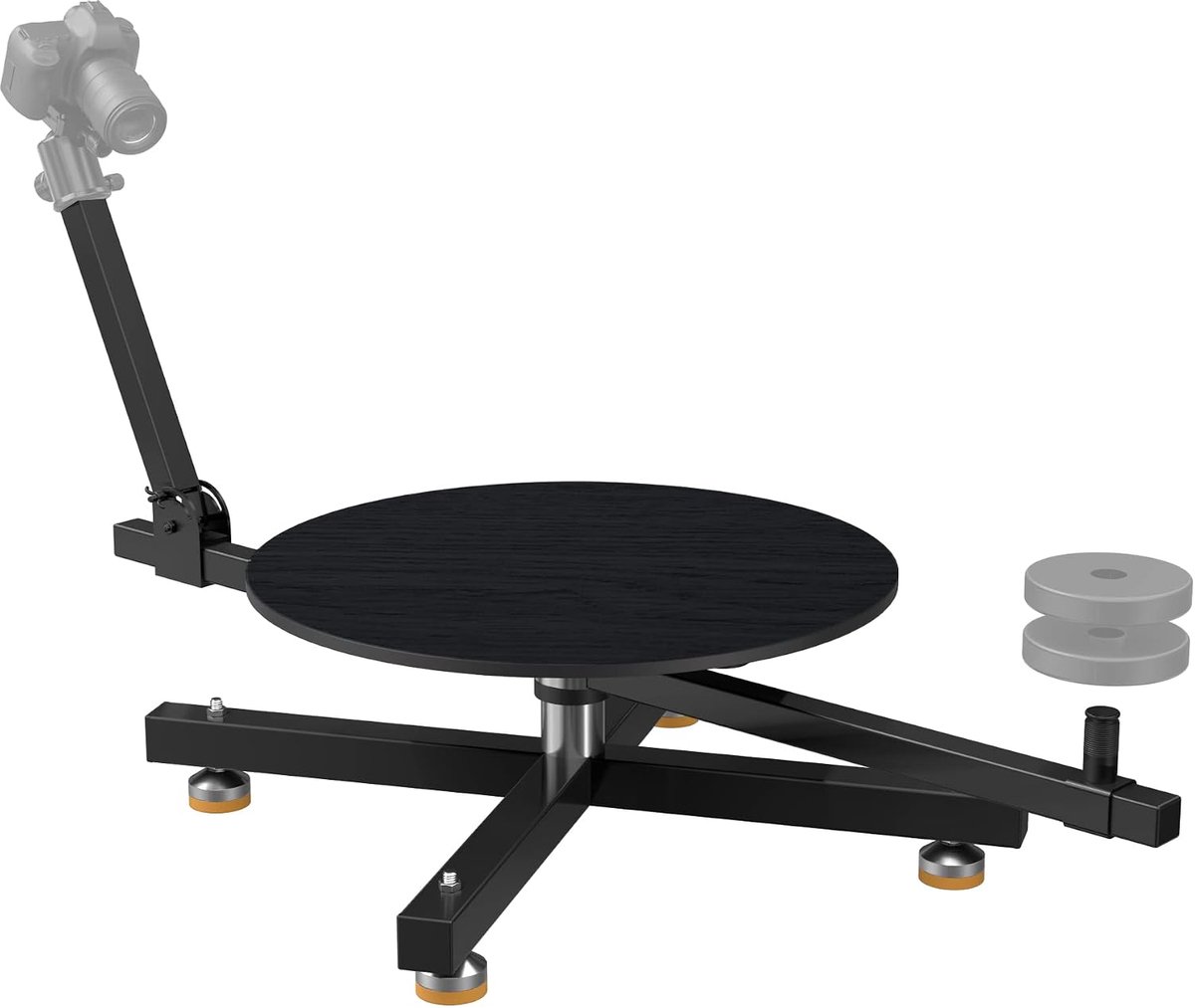 RAUBAY 360 Degree Spinner (Standard Version) Professional Photography Turntable, Rotating Camera Slider, Rotating - ShopVlot
