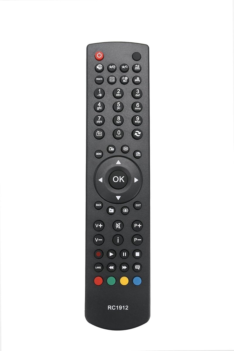 ALLIMITY RC1912 Remote Control Replce Fit for OK. LED LCD TV OLE24350-B OLE32350-BSAT OLE50350TI-B OLE191-BA - ShopVlot