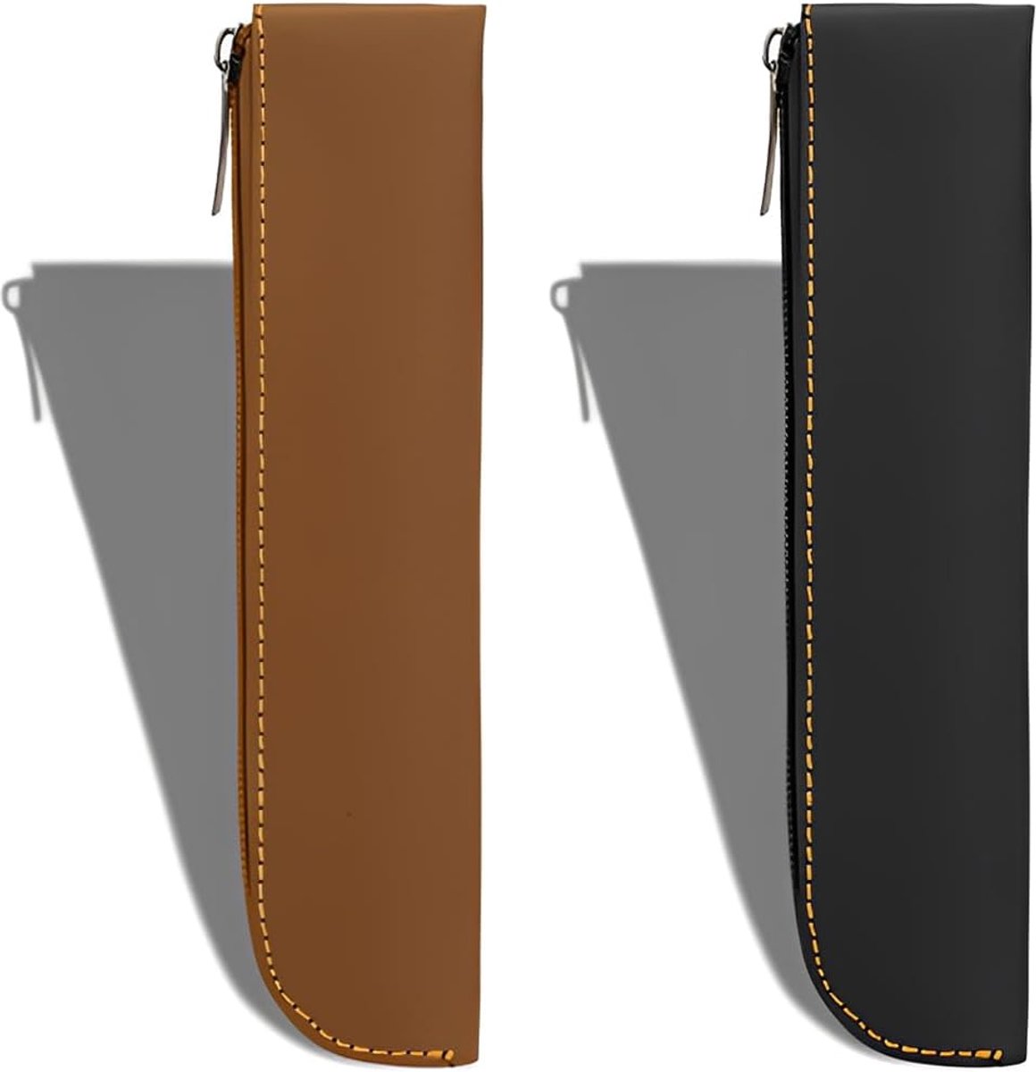 Etui 2-delig - dunne PU-leer - schattig en elegant - perfect voor opbergen - ShopVlot