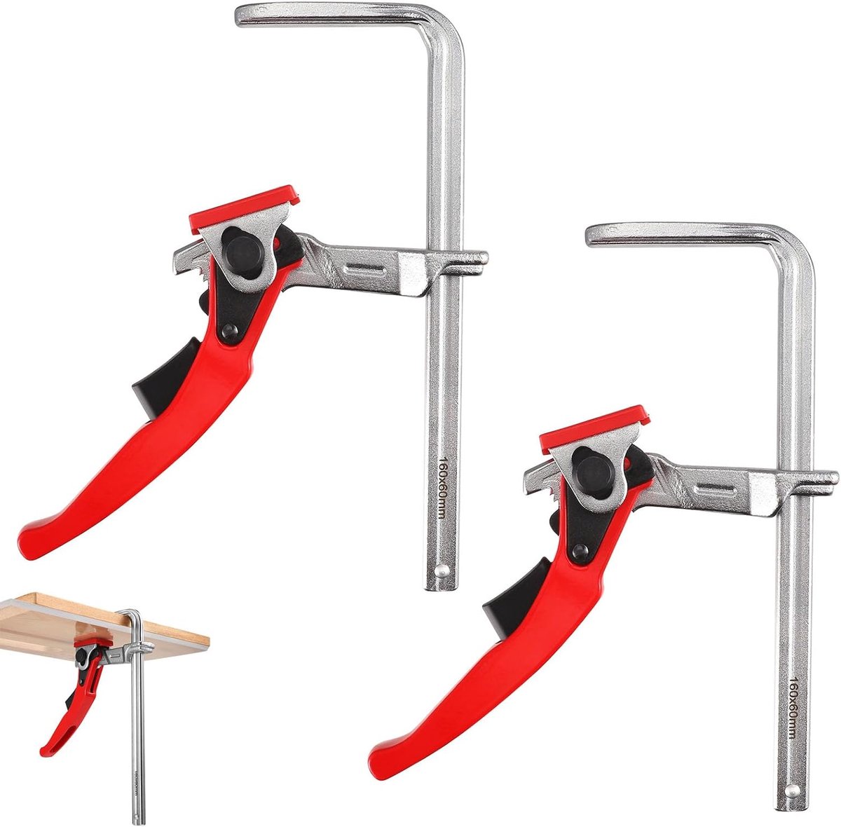 Tafelklem 160mm - Stalen constructie - Snelle release - Perfect voor slijpen - ShopVlot