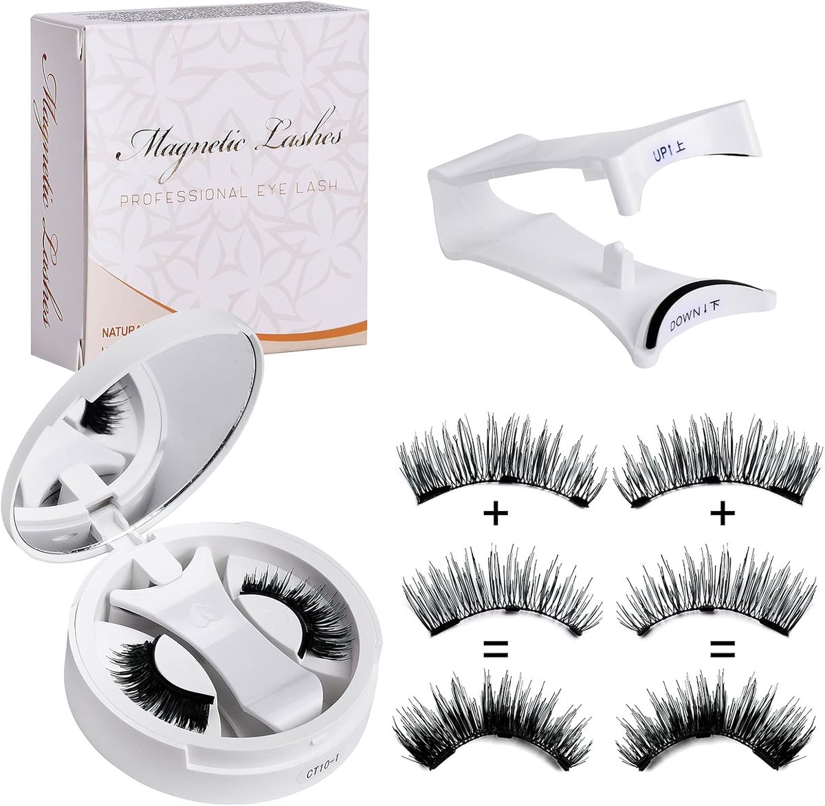 Magnetische Wimpers Extra Volume - Sterke Magnetische Wimpers met Wimperkruller - ShopVlot