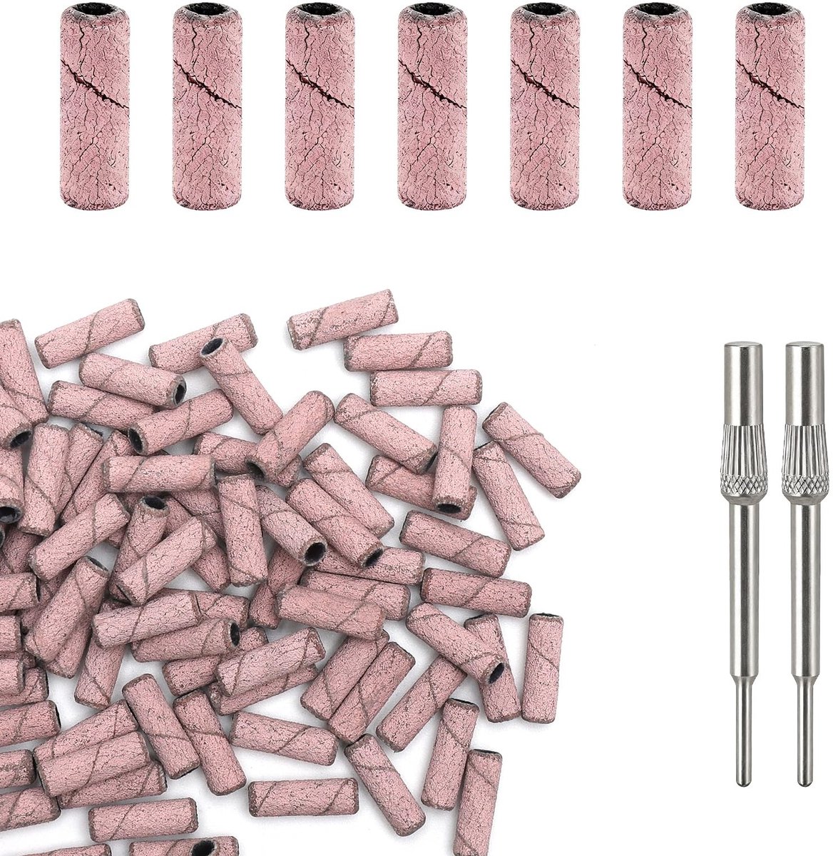 Solidchoice - Set van 100 Kleine Nagelschuurbanden #240 Grit