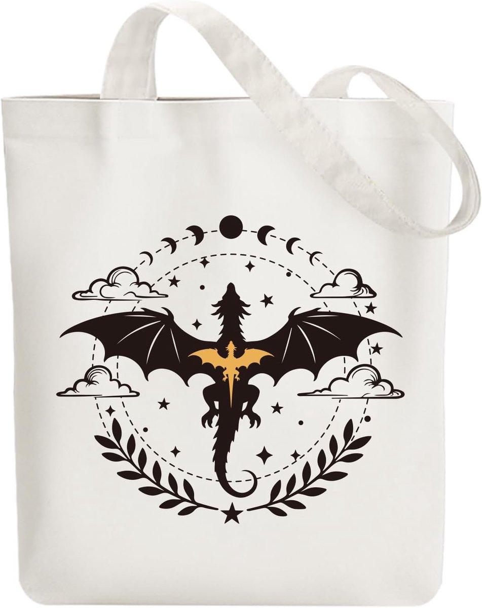 Canvas Tote Bag - 15,75"x15,8" - Katoenen Schoudertas - Ideaal voor Dagelijks Gebruik - ShopVlot