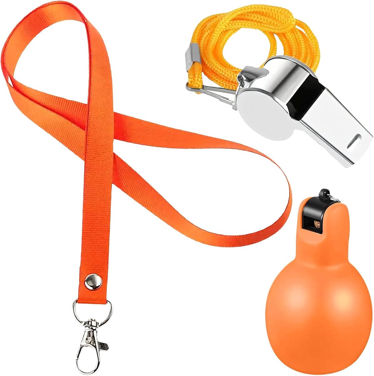 1 Pear Shaped Referee Whistle, 1 Stainless Steel Whistle, Survival Whistle, Hand Whistle, Sports Whistle, Suitable for - ShopVlot