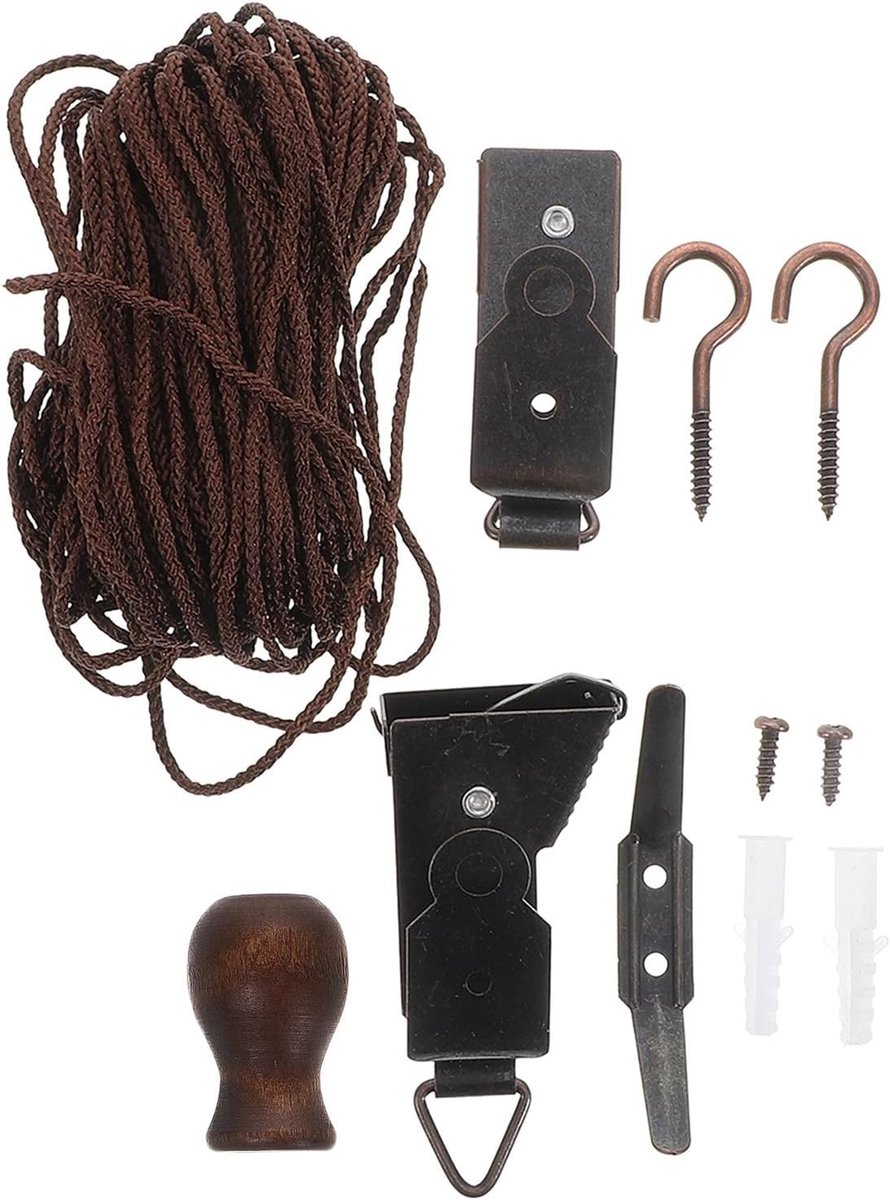 1 set kabelaccessoires voor rolluiken, reservekabelsysteem voor de montage van binnenraam - ShopVlot