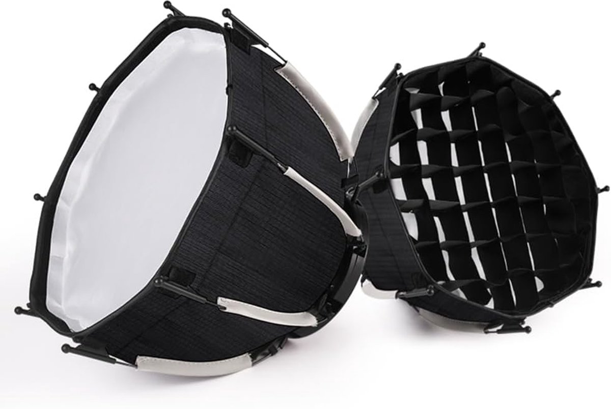 Mini Softbox, 30 cm, Octagonal Softbox with Bowens Holder, Quick Release Honeycomb Softbox with Diffusers, Honeycomb - ShopVlot