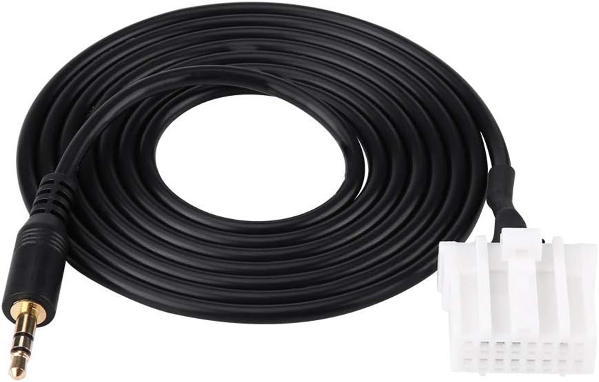 Car Audio Aux Cable Adapter, 3.5mm Jack CD Interface For Mazda 2 3 5 6 M3 M6 MX5 RX8 2006-2013 - ShopVlot