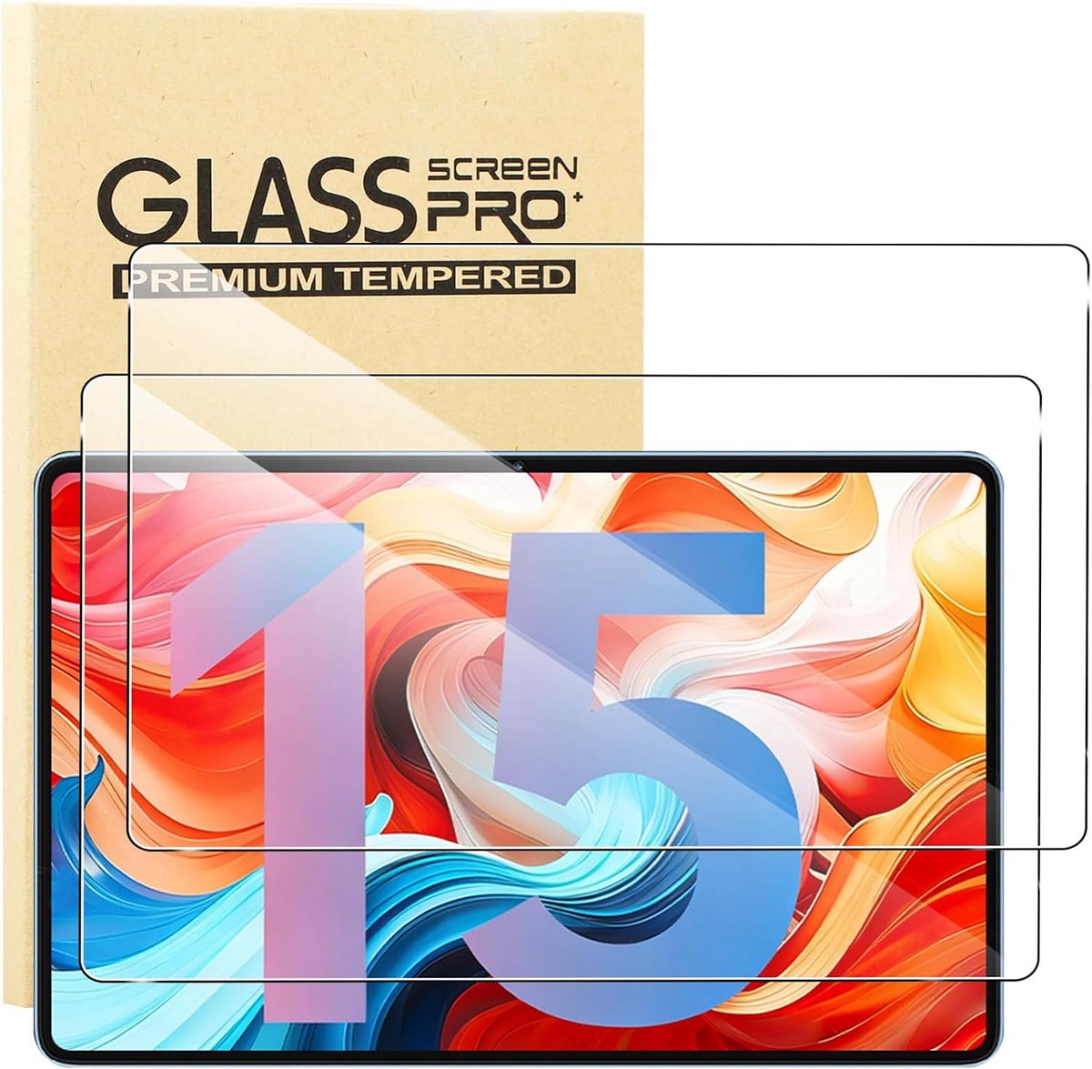 KUSINHOKA Beschermfolie voor UJJ Tablet U3 10,1 inch folie, 2 stuks 9H hardheid [kras] anti-vingerafdruk gehard - ShopVlot