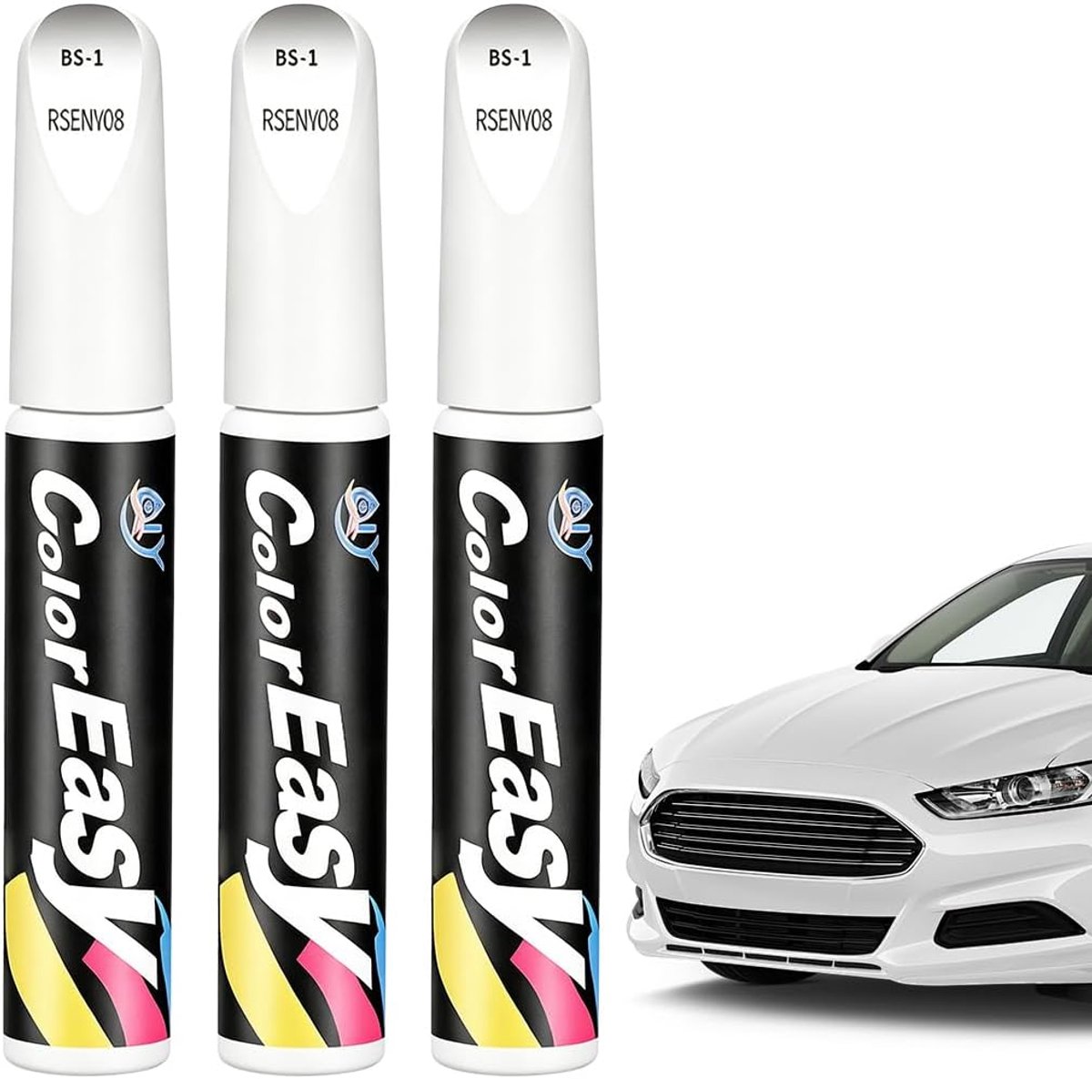 Pack of 3 Car Body Paint Pen for Car Scratches and Scratches, Repair Paint for Small Scratches and Splashes, Suitable - ShopVlot