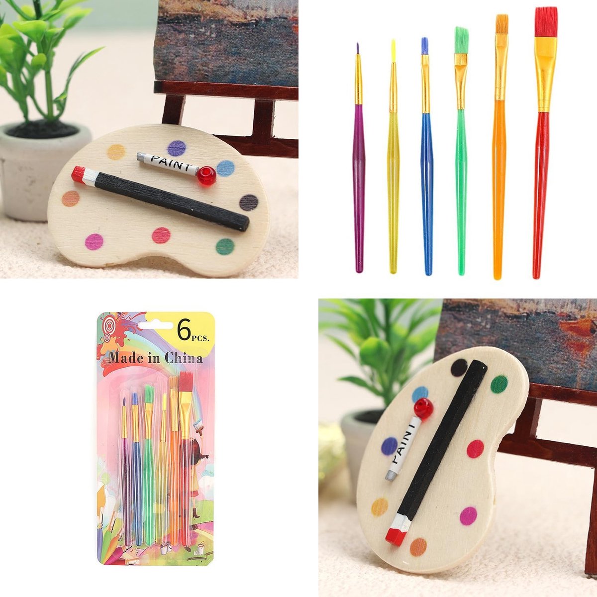 Set of 121 Birthday Cake Decorations, Including Artistic Paint, Cake Decoration, Birthday Brushes for Kids, Paint - ShopVlot