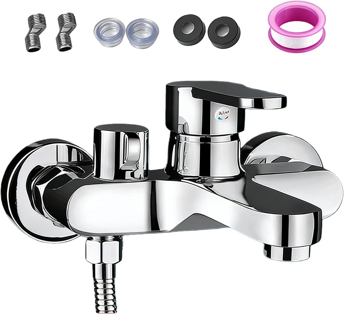 Badkraan mengkraan - Waterfall design - Hoogwaardige koper - Drupvrije werking - ShopVlot