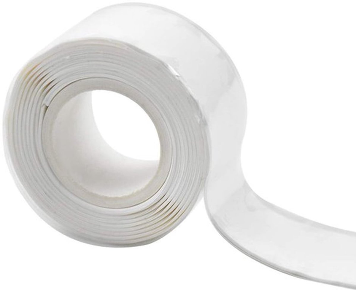 Afdichtingstape Waterdicht - Zelfsluitend Plakband - Siliconenrubber - 1m x 25mm - Sterk en Duurzaam - Voor Reparaties