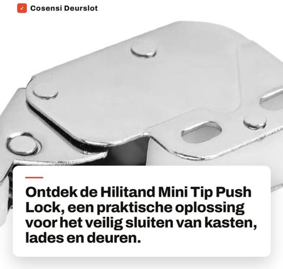 Kastslot - 10 Stuks - Robuust Metaal - Automatische Deuropening - Voor Kasten/Deuren - Inclusief Veer - Geschikt voor Houten Frame - Deurslot