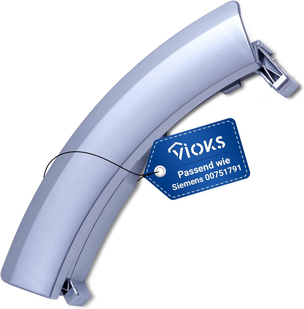 Deurgreep wasmachine 246 mm - vervangend handvat - zonder assen - geschikt voor Siemens IQ500 en IQ700 - ShopVlot