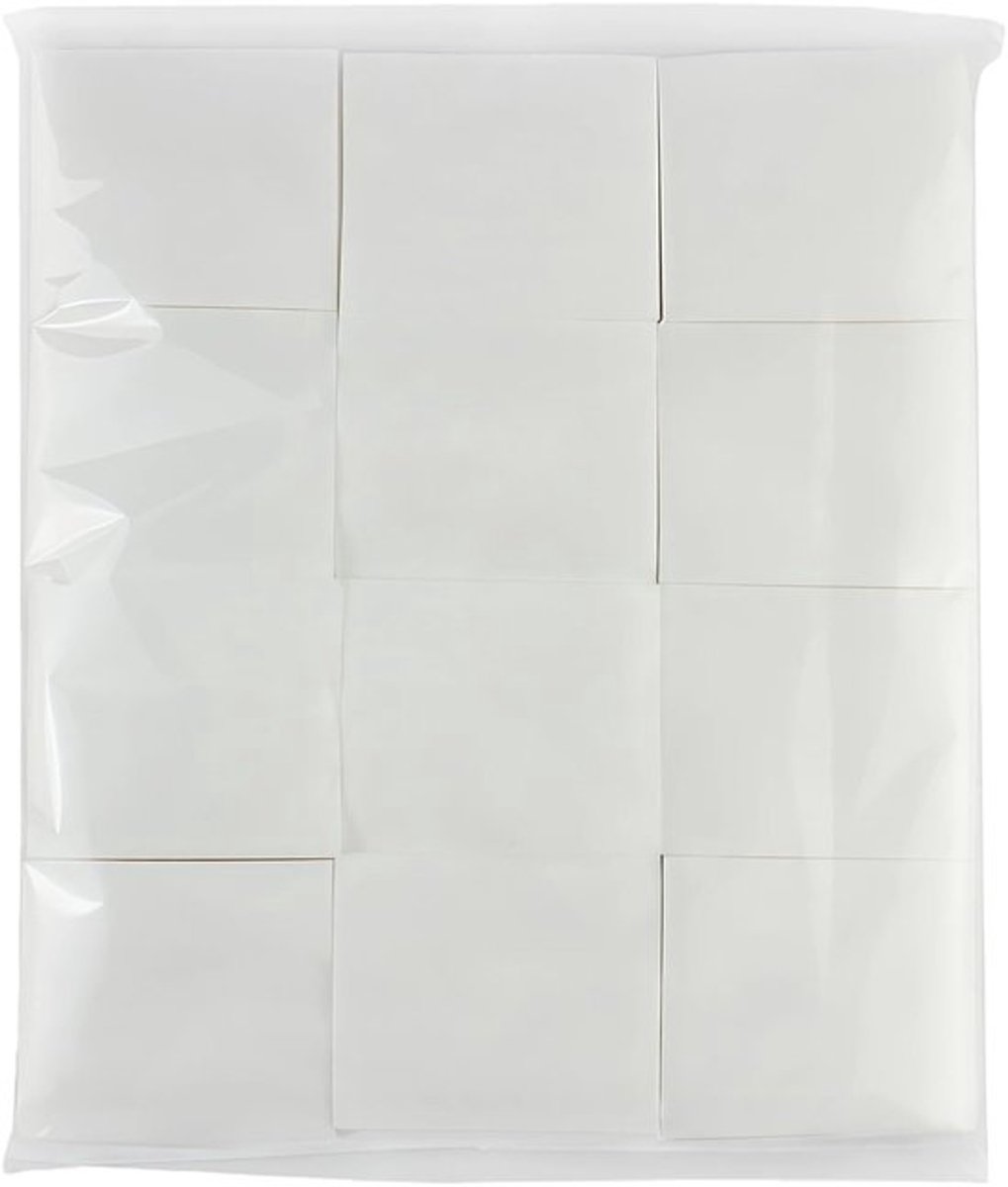 Gezichtswatten 1200 Stuks - Katoenen Pads - Niet-geweven Stof - Zacht en Lint-vrij - 6x7 cm - Voor Make-up Remover - Wattenschijfjes