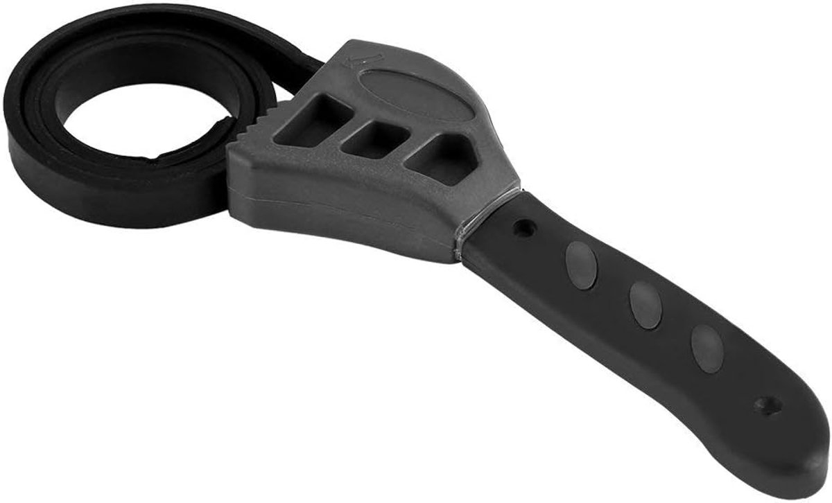 Belt sleutel universeel 500mm - verstelbare rubberen sleutel - sterke handgreep - ideaal voor autoreparaties - ShopVlot
