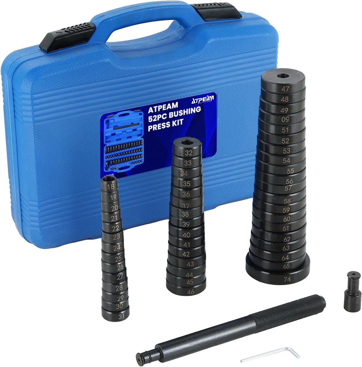 Bush lager en afdichtring driver set 52 stuks - Interchangeable maten 8-65mm - Impactbestendig - Ideaal voor montage - ShopVlot