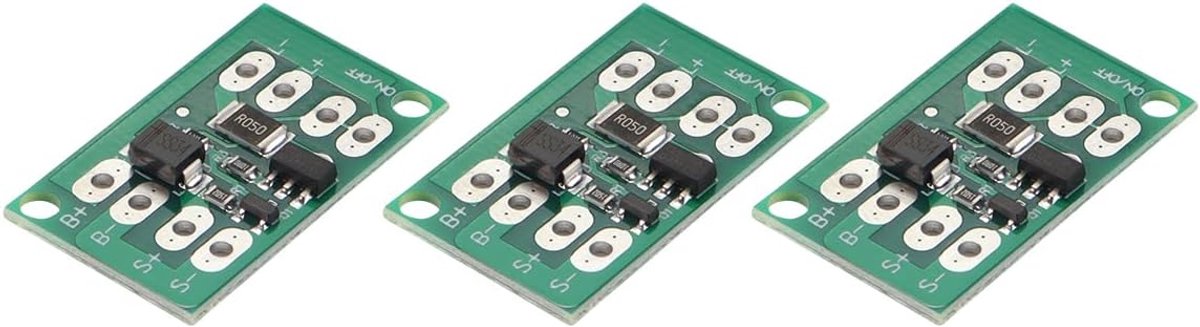 Zonnelampcontrollermodule 3 stuks - kleine straatverlichting - automatisch lichtbeheer - oplaadbare batterijen - ShopVlot