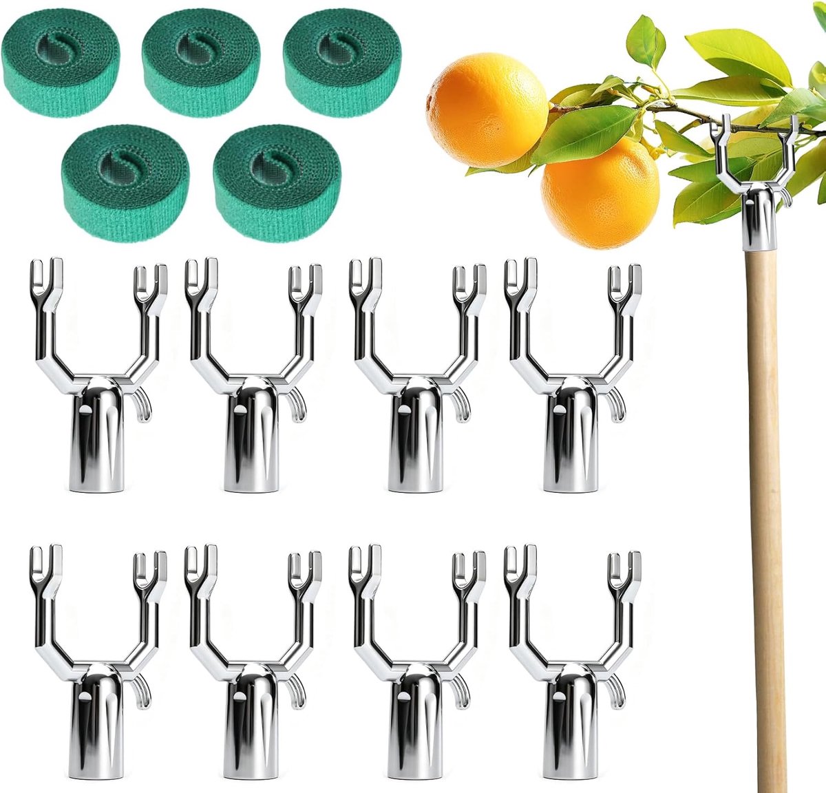 Taksteunen voor fruitbomen - Y-vorm - Aluminium - Herbruikbare takondersteuning - ShopVlot