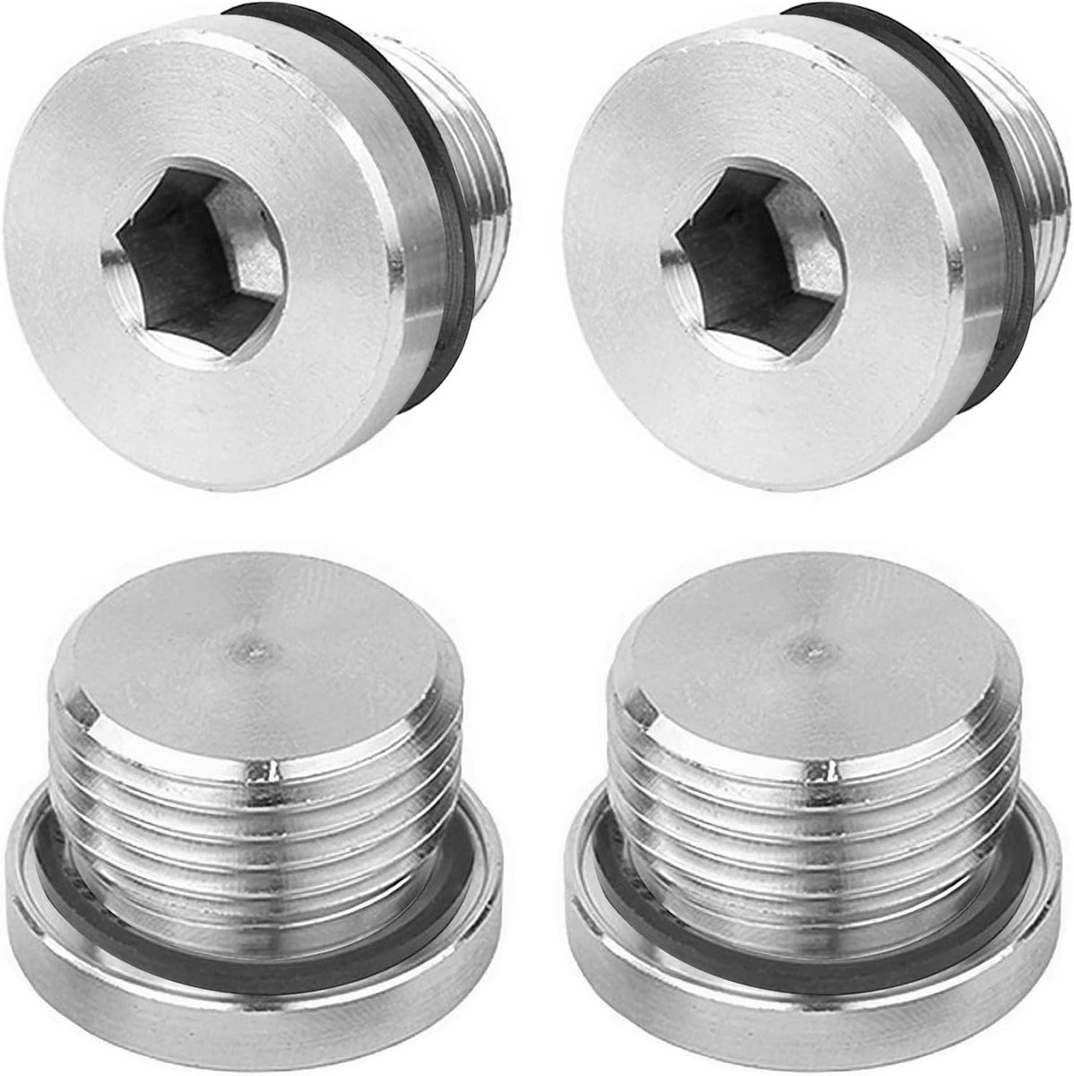 Blindpluggen G3/8 Inch - Carbon staal - Sterke afdichting - Voorkom lekkages - ShopVlot