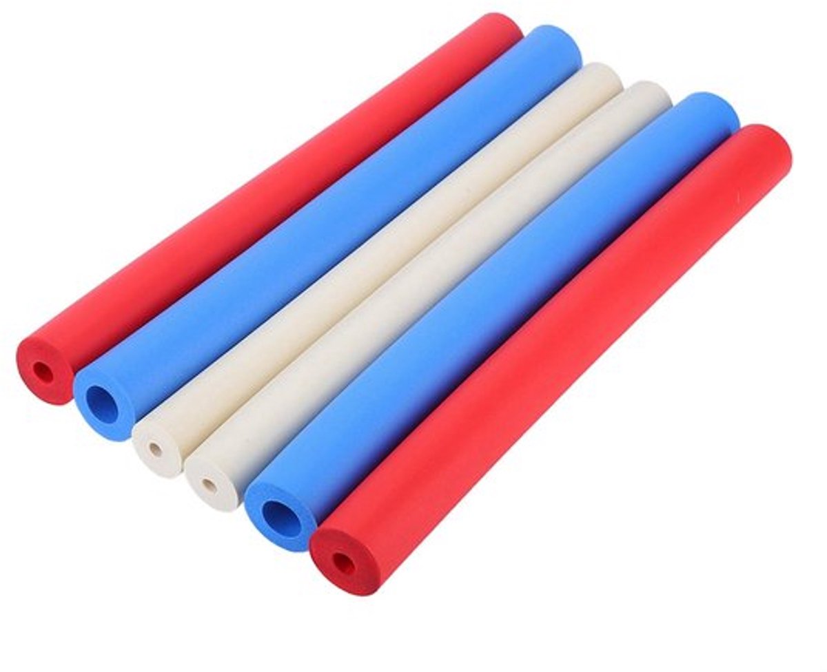 Schuimrubber Slang - 6-Pack - 30,5 cm - Antislip - Greephulp - Ergotherapie - Comfortabel Vasthouden - Gripversterker