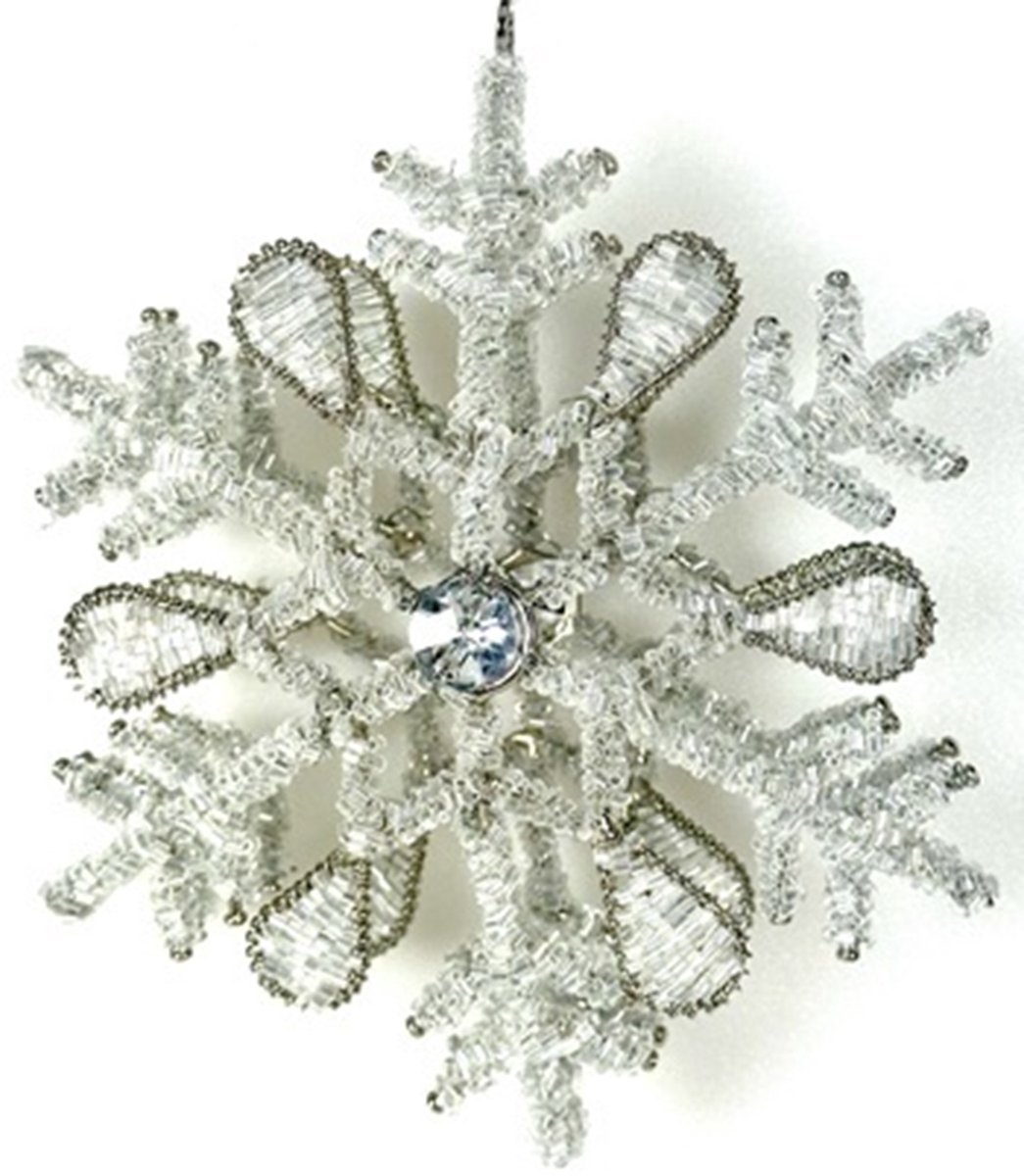 Ornament Sneeuwvlok 17x7cm