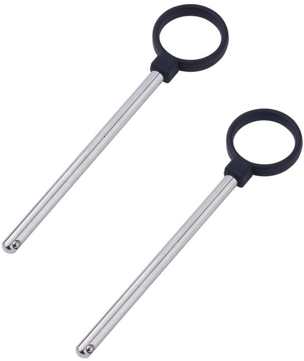 Gewichtstapelpin Ringvormig - Koolstofstaal - 0,95cm Diameter - 11,2cm Lengte - Duurzaam - Voor Thuisgym - Gewichtspen